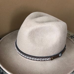 Hat with western details